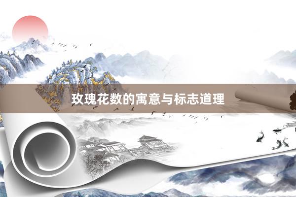 玫瑰花数的寓意与标志道理